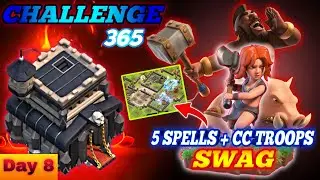 Day 8 - TH9 | Valkyrie + Hog Rider Power | Challenge 365 | Clashers Zone | Clash of clans