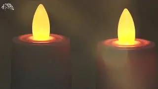 LED-Kerze, 2 St&uuml;ck, flackernd Artikel-Nr. 066-08 www.deko-welten.de