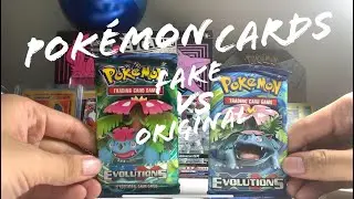 Pok&eacute;mon Cards Original Vs Fake XY EVOLUTIONS ❤️