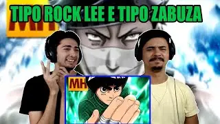 REACT 2 em 1 Tipo Rock Lee ☘️ & Tipo Zabuza 🗡️🌊 (Naruto) | Style Trap | Prod. Sidney Scaccio | MHRAP