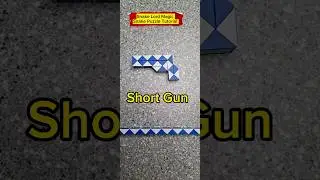 #Shorts - Shotgun - 24 pieces magic snake puzzle #rubiksnake #magicruler #rubiktwist #rubikran