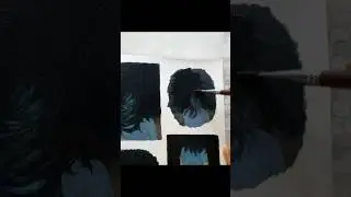 1080 vs 480 mini oilpainting varnish #art #oilpainting #tutorial #processvideo