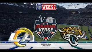 MADDEN NFL 26 LA RAMS vs JACKSONVILLE JAGUARS #fullgame #simulation #football #gameplay #week7