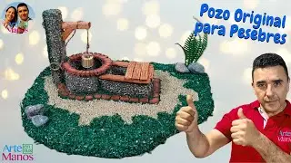 🔴Haz Tus Propios POZOS PARA PESEBRES, BELENES en Cartón, Fácil Con Arte en Tus Manos