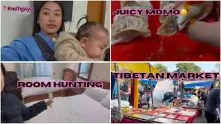 How I spend my 1st day at Bodhgaya | Exploring all day | #tibetanvlogger