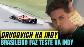 FELIPE DRUGOVICH NA INDY ! BRASILEIRO FAZ TESTE NA GANASSI EM ALABAMA