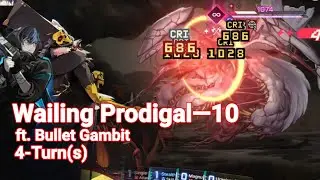 Luke & Cassius Duo against Wailing Prodigal Difficulty 10 | Chaos Zero Nightmare