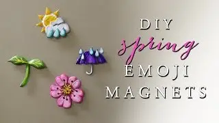DIY Emoji Magnets! Polymer Clay Tutorial