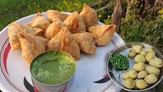 मटर और आलू के स्वादिस्ट मार्केट जैसे समोसे बनाने का आसान तरीका | Matar Mix Aloo Samosa 