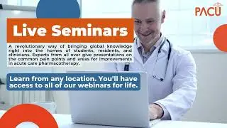 Pharmacy & Acute Care University Overview