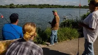 Fishing at Rock Run Rookery