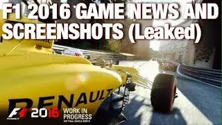 F1 2016 GAME NEWS & SCREENSHOTS (CONFIRMED INFORMATION)