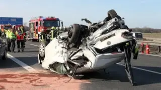 Sechs Verletzte bei Unfall auf der A27