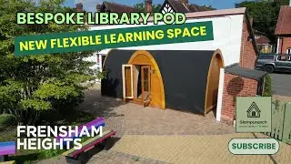 Bespoke Library Pod at Frensham Heights School   GlampLaunch