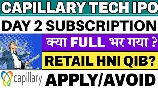 Capillary Technologies IPO | Capillary Technologies IPO Day 2 Subscription Status 💥 