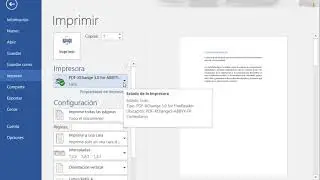 Configurar Pagina e impresion