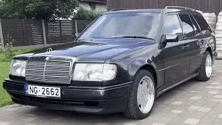 How I Installed AikTuning Wide Front Fenders On Mercedes W124 T124 Wagon