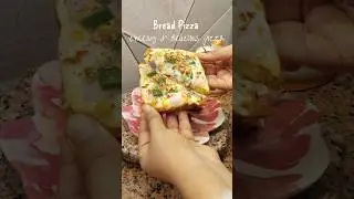 Bread Pizza 😋|Quick & Easy Pizza Recipe #shorts #breadpizza #pizza #easyrecipe #chessepizza #viral