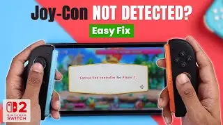 Исправление ошибки: контроллеры JoyCon не распознаются Nintendo Switch 2 в портативном режиме! [Н...