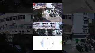 6K 12MP WiFi Camera Outdoor Security Camera Three Screen Three Lens PTZ 360&deg; Security Protectio