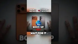 💀IPHONE 17 PRO MAX VS SAMSUNG S25 ULTRA BOOT-UP TEST!!💀#iphone#samsung#BOOT-UP