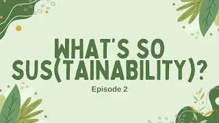 What&rsquo;s So Sus(tainability)? Episode 2: Introduction to Sustainable Finance &ndash; Timothy Colyer