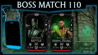 Boss Match 110 Normal Sorcerer's Tower MK Mobile. 106-120