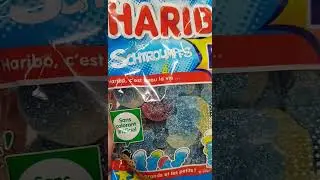 Haribo Les Schtroumpfs P!k BonBon 🍬😋 #shorts #candy #viral #fyp #haribo #schtroumpfs
