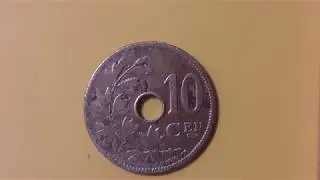 Бельгия 10 сантимов 1904 ( Belgen 10 centimes 1904)