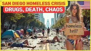 San Diego's Homeless Hell 2025 &ndash; Raw Chaos, Drugs & Death They Don't Show You- Travel Documentary