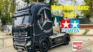 Tamiya Truck 1/14 Mercedes Actros 1851 Gigaspace TruckTurtle Model Toscana NitroParck Pietrasanta