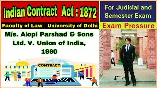 M/s. Alopi Parshad & Sons Ltd. V. Union of India, 1960 | Faculty of Law | University of Delhi