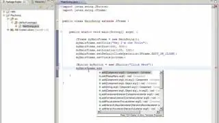 05  Java GUI using Swing WindowBuilder