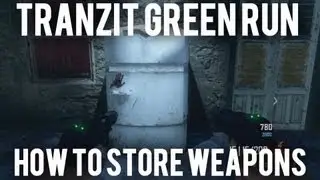 *NEW* Black Ops 2 Zombies- How to Store Your Weapons in TranZit Green Run!