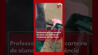 Professora se irrita em sala de aula e arranca carteira de aluna de 13 anos com defici&ecirc;ncia #shorts