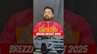 Maruti Brezza Facelift 2025 All details😍 Launch soon #shorts #brezzafacelift