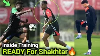 INSIDE TRAINING | Saka, Timber are back | Havertz & Saliba Play fight in training😅
