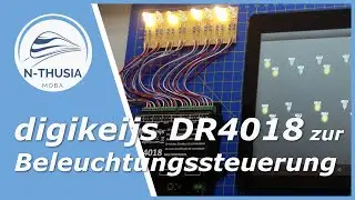 Steuerung &ndash; Digikeijs DR4018 als Lichtdekoder konfiguriert mit z21 | Schreibtisch Modellbahn Spur N