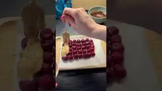 Protein peanut butter cherry bar #shortvideo #healthyfood #dessert