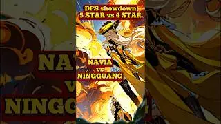 NINGGUANG is the BEST 4STAR GEO DPS in GENSHIN. NAVIA vs NINGGUANG.