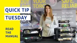 Quick Tip Tuesday: Get the Most out of the Mini-Ductor by Reading the Manual!