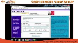 How to setup your dvr for remote view step by step LaView 960H Dvr system