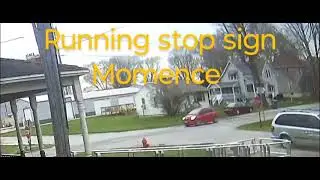 Running stop sign Momence