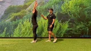 Squat Deviation: Arms Fall Forward