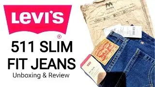LEVI'S 511 SLIM FIT JEANS STRETCHABLE | UNBOXING AND REVIEW | ORIGINAL OR FAKE LEVIS JEANS