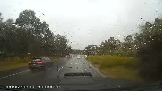 Power lines hitting tree explosion