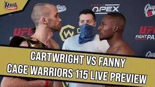 THE TRILOGY: Jack Cartwright vs Gerardo Fanny | Cage Warriors 115 Preview Live | MMA Latest