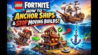How to quickly Anchor your Ship or Build in LEGO Fortnite #legofortnite #legotutorial #moc #lego