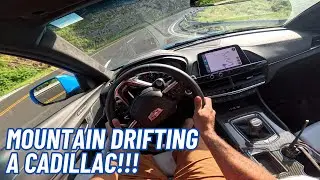 Дрифт по горам на Blackwing под дождём!!! - POV Driving/Vlog Style - CT4-V Blackwing 2023 года