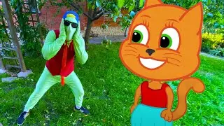 Mr. Joe & Cats Family Found Car Keys in the Forest Funny Video 13+